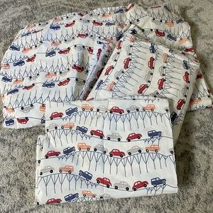 Pottery Barn twin sheets cars excellent condition